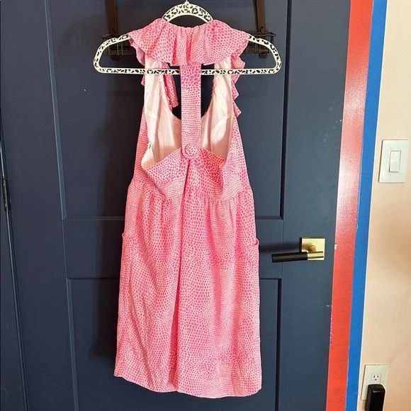 Britt Ryan Bright Pink and White Preppy dress Size 6 - Picture 5 of 6